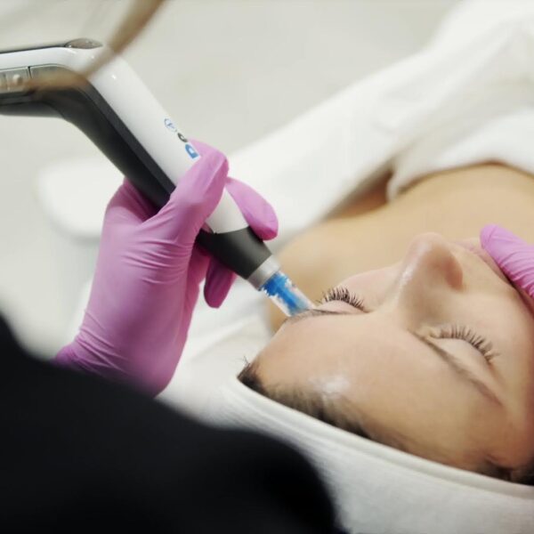 MICRONEEDLING facial treatment using dp4